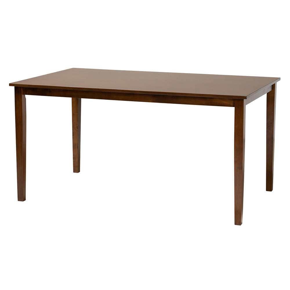 Baxton Studio - Abigail Dining Set in Grey/Walnut Brown - RH391C-Grey/Walnut-7PC Dining Set view 3