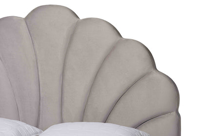 Baxton Studio - Acosta Queen Size Bed - CF9434-Light Grey-Queen view 4