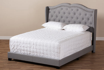 Baxton Studio - Aden King Size Bed - Aden-Grey-King view 7