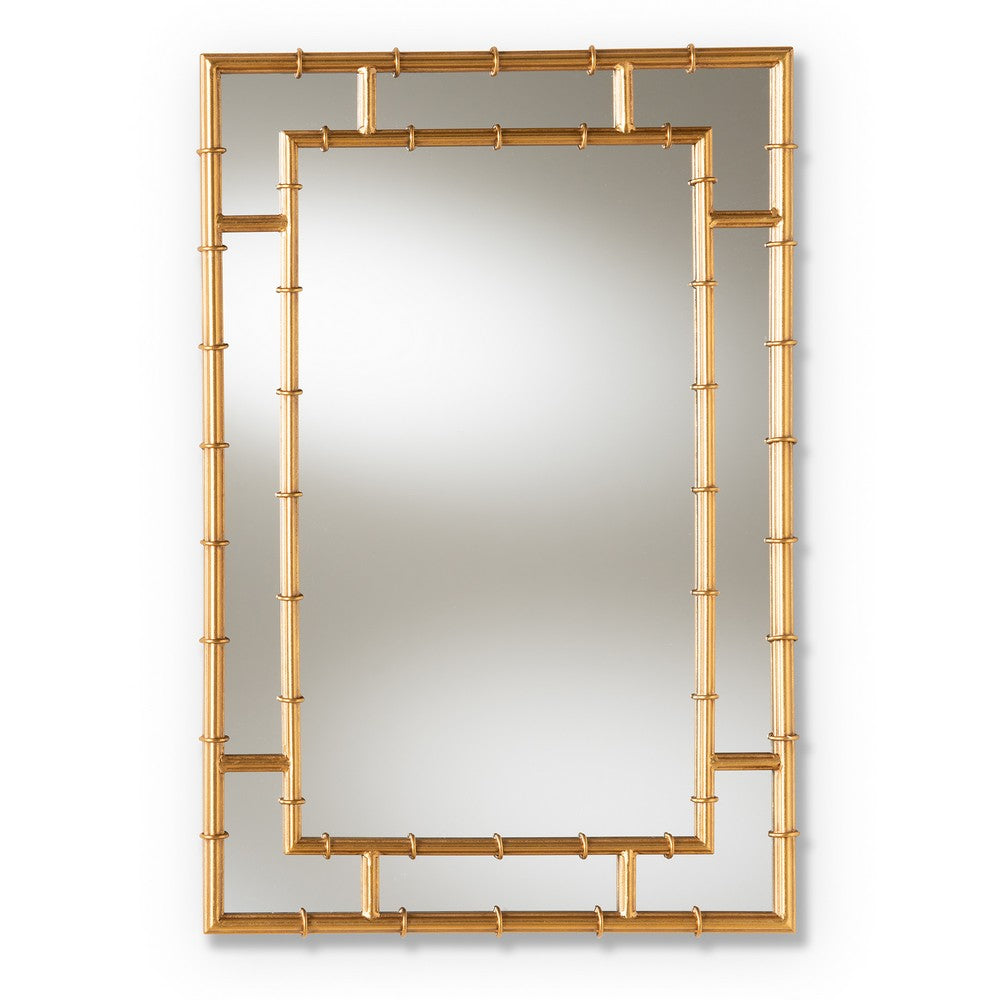 Baxton Studio - Adra Mirror in Antique Gold - RXW-8008 view 1