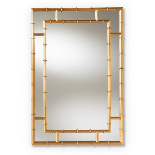 Baxton Studio - Adra Mirror in Antique Gold - RXW-8008 view 1