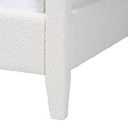 Baxton Studio - Aerona Queen Size Bed in Cream - BBT61369-CaNopy Cream-Queen view 5