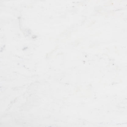 Baxton Studio - Akanji Coffee Table in Marble White/Black - FUR6879-Marble Top Hammer Round-CT view 5