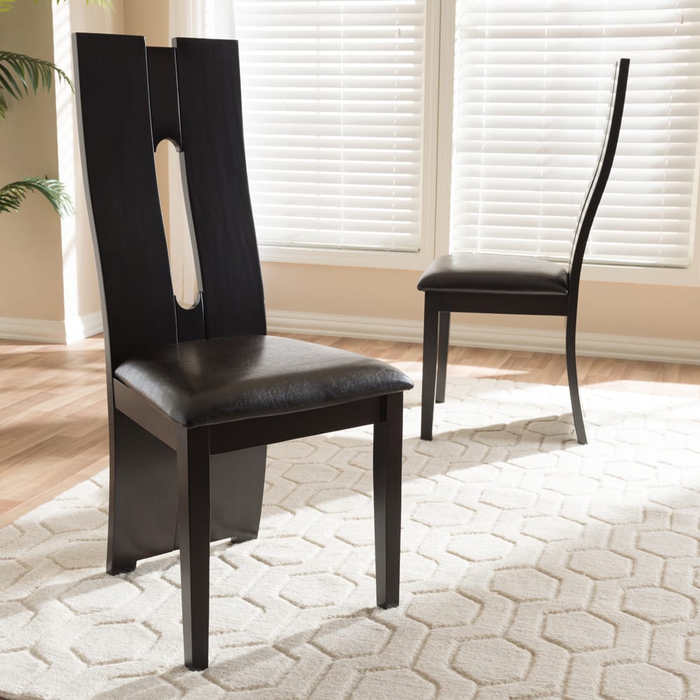 Baxton Studio - Alani Set of 2 Dining Chairs in Dark Brown - RH5509C-Dark Brown-DC view 5