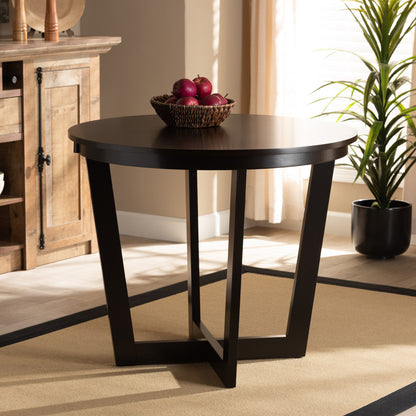 Baxton Studio - Alayna Dining Table in Dark Brown - RH7048T-Dark Brown-35-IN-DT view 5