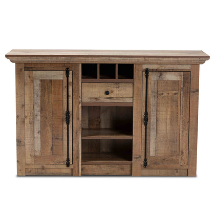 Baxton Studio - Albert Sideboard in Brown - BH-001-Yosemile Oak-Buffet view 3