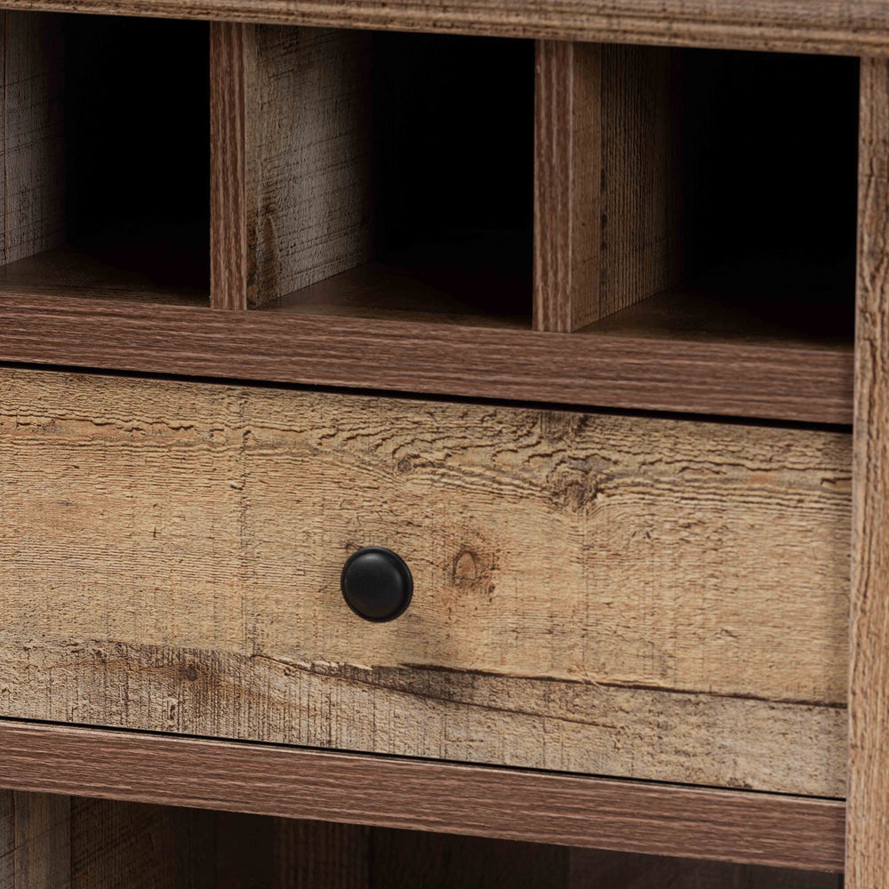 Baxton Studio - Albert Sideboard in Brown - BH-001-Yosemile Oak-Buffet view 5