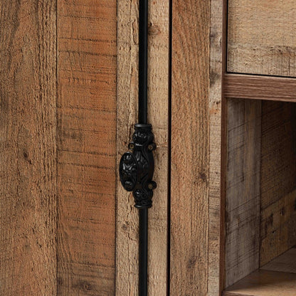 Baxton Studio - Albert Sideboard in Brown - BH-001-Yosemile Oak-Buffet view 6
