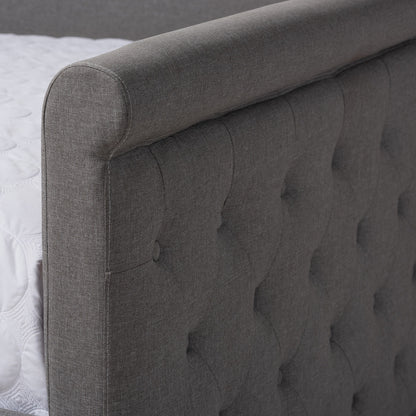 Baxton Studio - Alena Full Size Daybed with Trundle in Grey - CF8825-Grey-Daybed-F/T view 6
