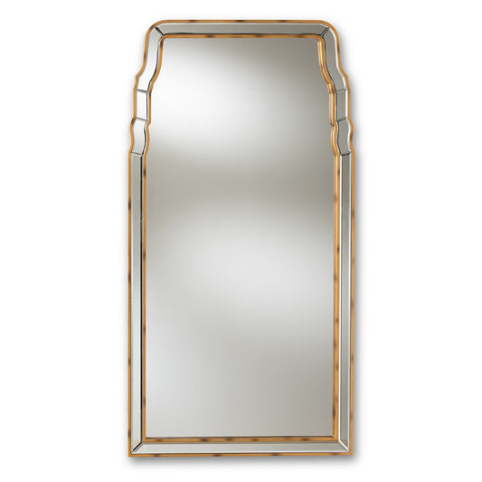 Baxton Studio - Alice Mirror in Antique Gold - RXW-8011 view 1