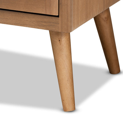 Baxton Studio - Alina Storage Cabinet in Medium Oak - JY1904-Medium Oak-Cabinet view 6