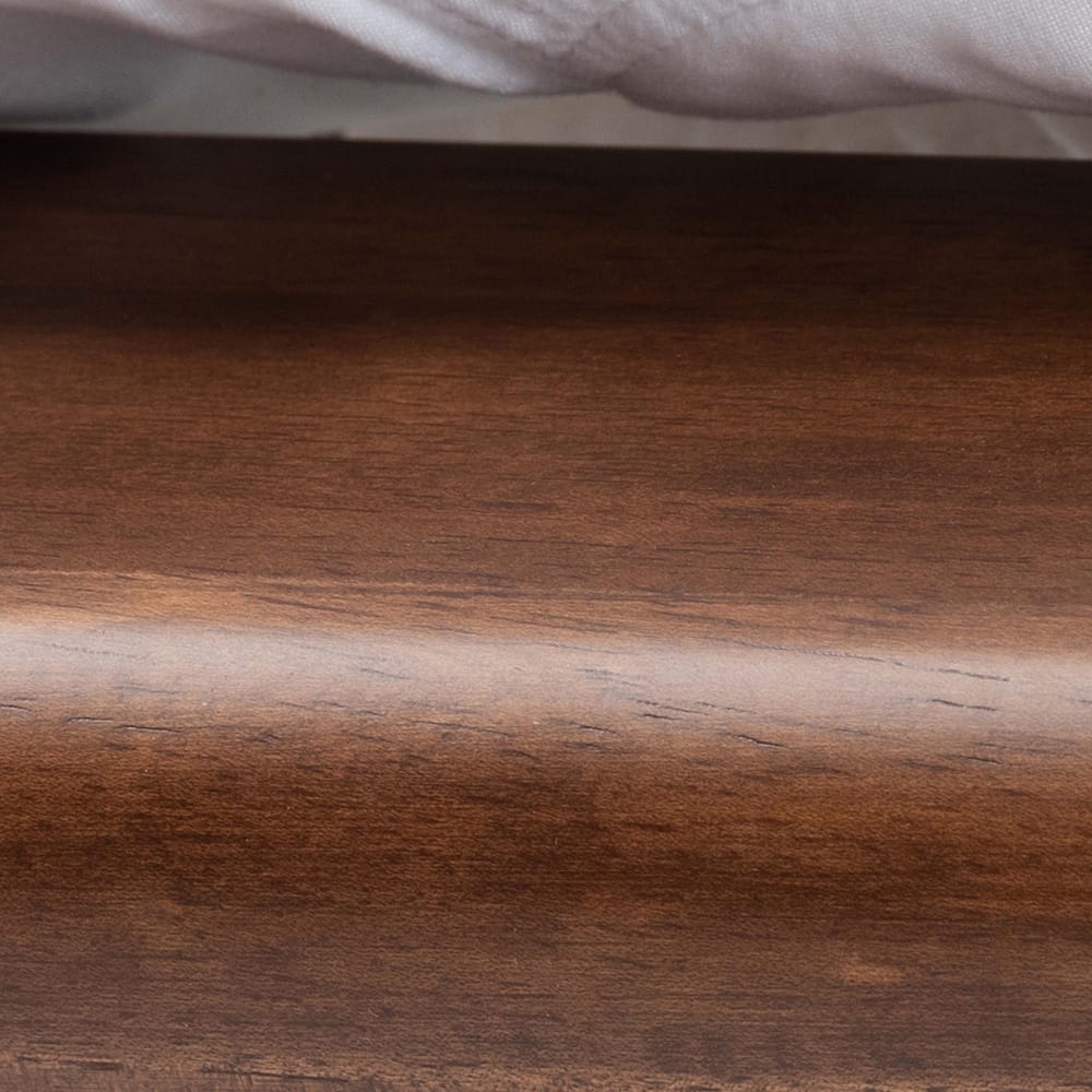 Baxton Studio - Alivia King Size Bed in Walnut Brown - SW8539-Walnut-King view 5