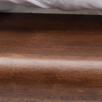 Baxton Studio - Alivia King Size Bed in Walnut Brown - SW8539-Walnut-King view 5