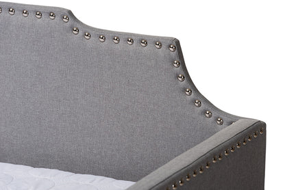 Baxton Studio - Ally Daybed - Ally-Light Grey-Daybed view 7