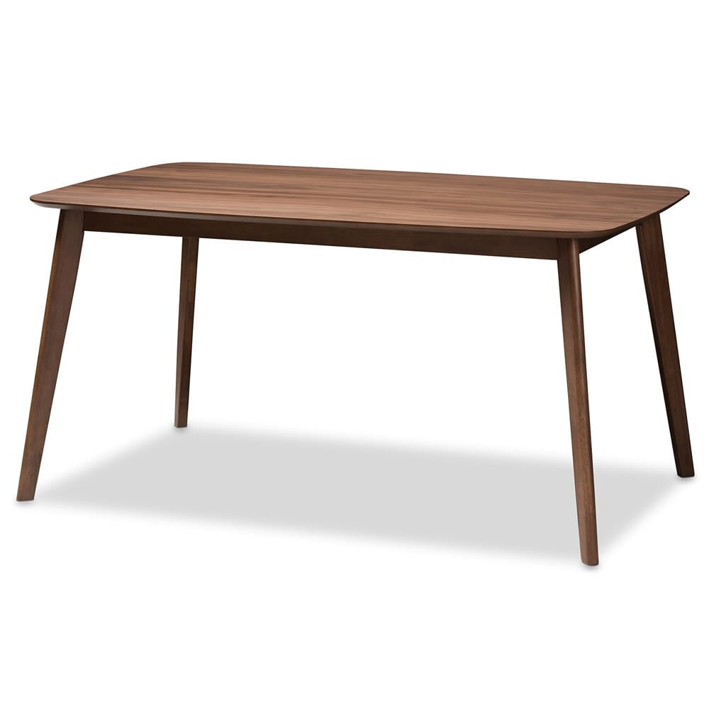 Baxton Studio - Alston Dining Set in Grey/Walnut Brown - WM1892B-Smoke/Walnut-5PC Dining Set view 3