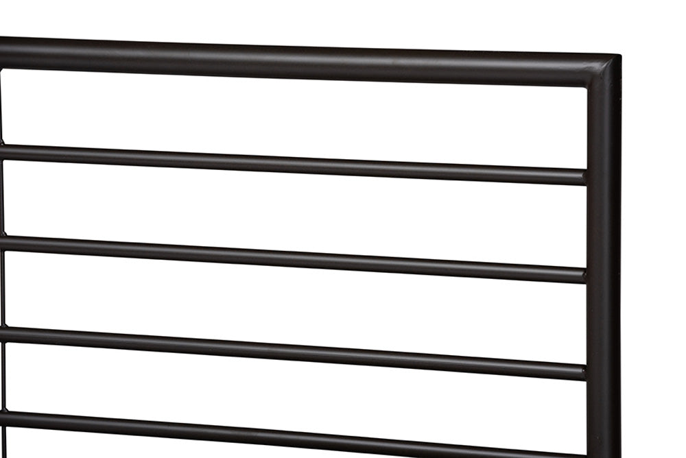 Baxton Studio - Alva Full Size Bed - TS-Alva-Black-Full view 4