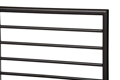 Baxton Studio - Alva Full Size Bed - TS-Alva-Black-Full view 4