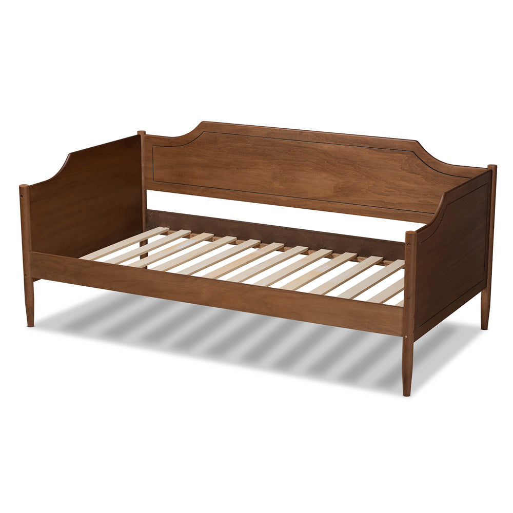 Baxton Studio - Alya Daybed in Walnut - MG0016-1-Walnut-Daybed view 3