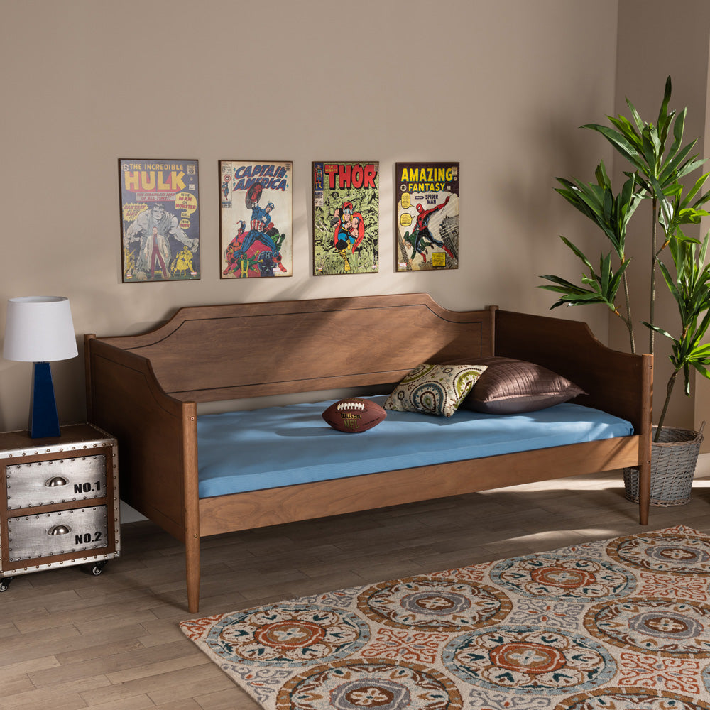 Baxton Studio - Alya Daybed in Walnut - MG0016-1-Walnut-Daybed view 6