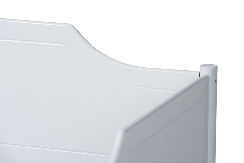 Baxton Studio - Alya Daybed - MG0016-1-White-Daybed view 4