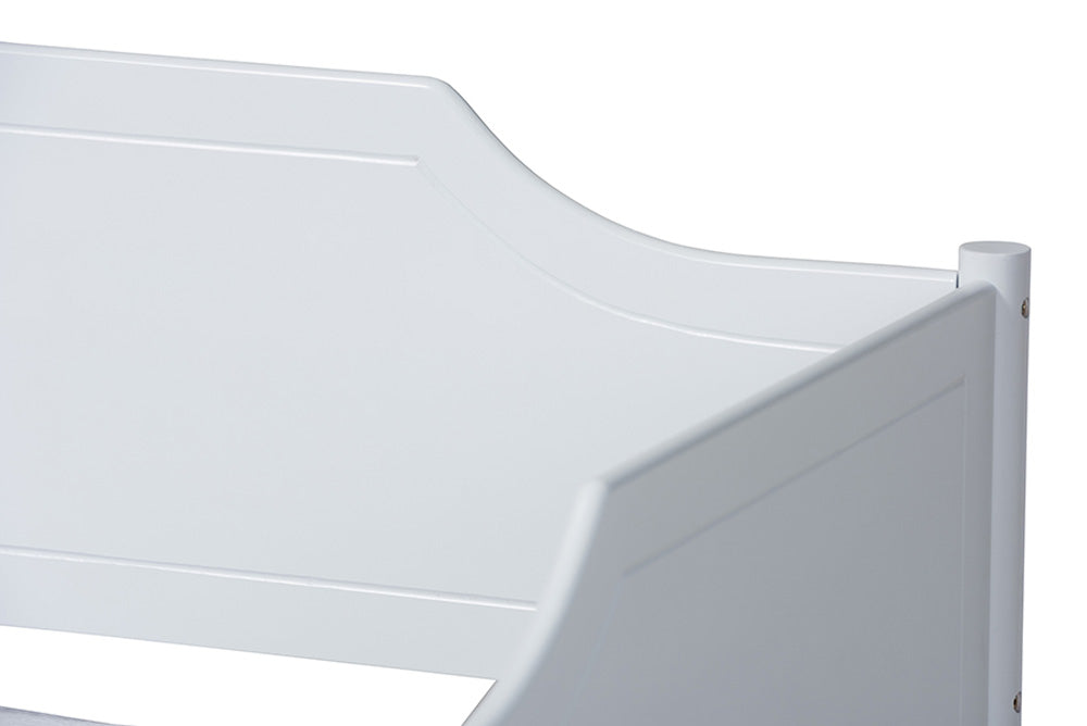 Baxton Studio - Alya Daybed - MG0016-1-White-Daybed with Trundle view 7