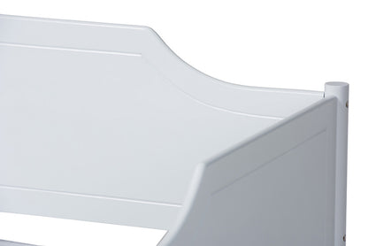 Baxton Studio - Alya Daybed - MG0016-1-White-Daybed with Trundle view 7