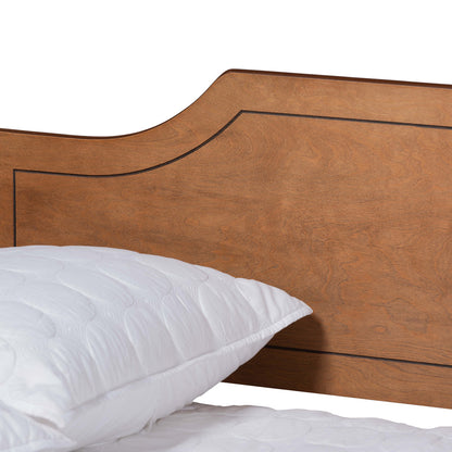 Baxton Studio - Alya Full Size Daybed in Walnut Brown - MG0016-1-Walnut-Daybed-Full view 4