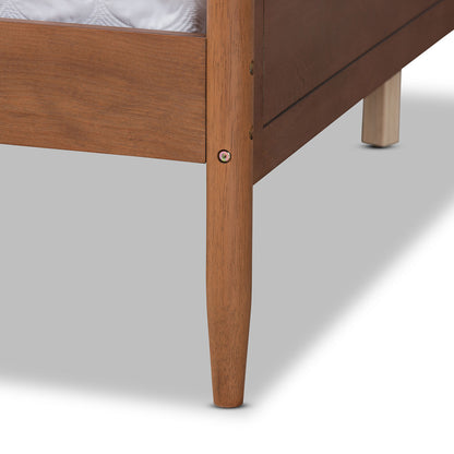 Baxton Studio - Alya Full Size Daybed in Walnut Brown - MG0016-1-Walnut-Daybed-Full view 5