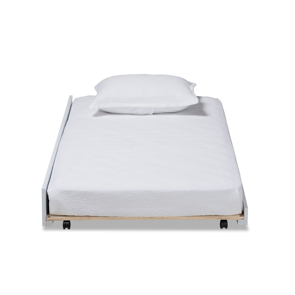 Baxton Studio - Alya Trundle in White/Gold - MG 0016-1-White-Trundle view 2