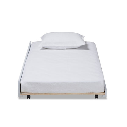 Baxton Studio - Alya Trundle in White/Gold - MG 0016-1-White-Trundle view 2