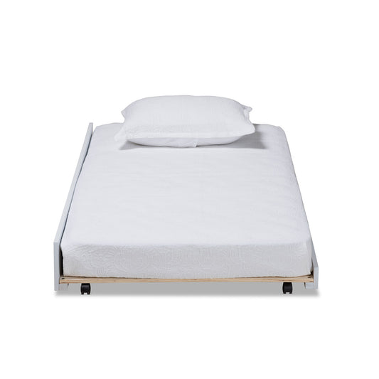 Baxton Studio - Alya Trundle in White/Gold - MG 0016-1-White-Trundle view 2