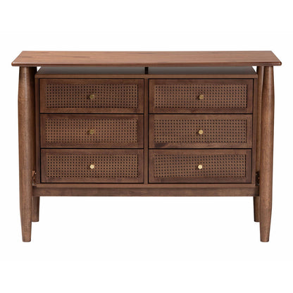 Baxton Studio - Alyssa Dresser in Walnut Brown - SW8000-86D6D-Walnut-Dresser view 3