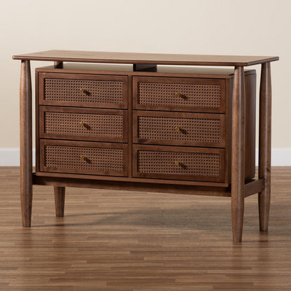 Baxton Studio - Alyssa Dresser in Walnut Brown - SW8000-86D6D-Walnut-Dresser view 9
