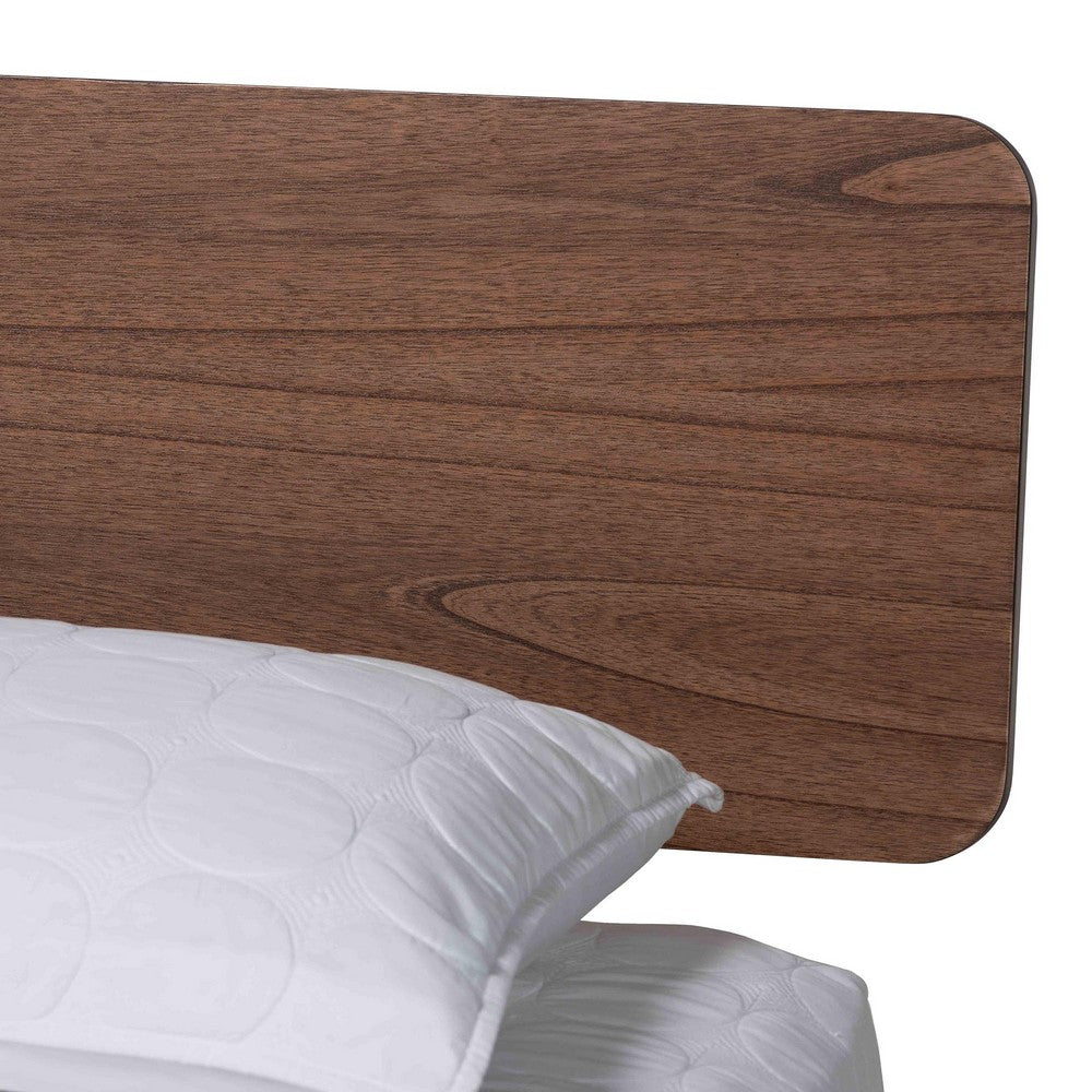 Baxton Studio - Alyssa Queen Bedroom Set in Walnut Brown - SW8598-Walnut-4PC Queen Bedroom set view 8