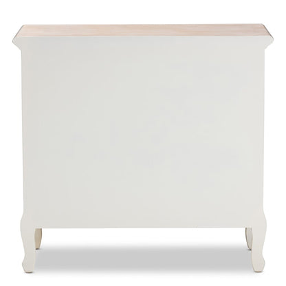 Baxton Studio - Amalie Dresser in White/Oak - JY17B093-White-4DW-Cabinet view 5
