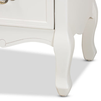 Baxton Studio - Amalie Dresser in White/Oak - JY17B093-White-4DW-Cabinet view 7