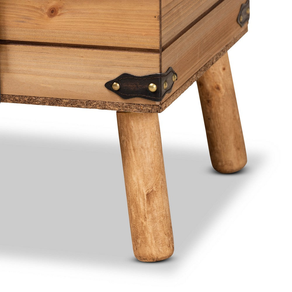 Baxton Studio - Amena Storage Ottoman in Brown/Oak - DE03A-5282-Brown-Otto-Large view 8