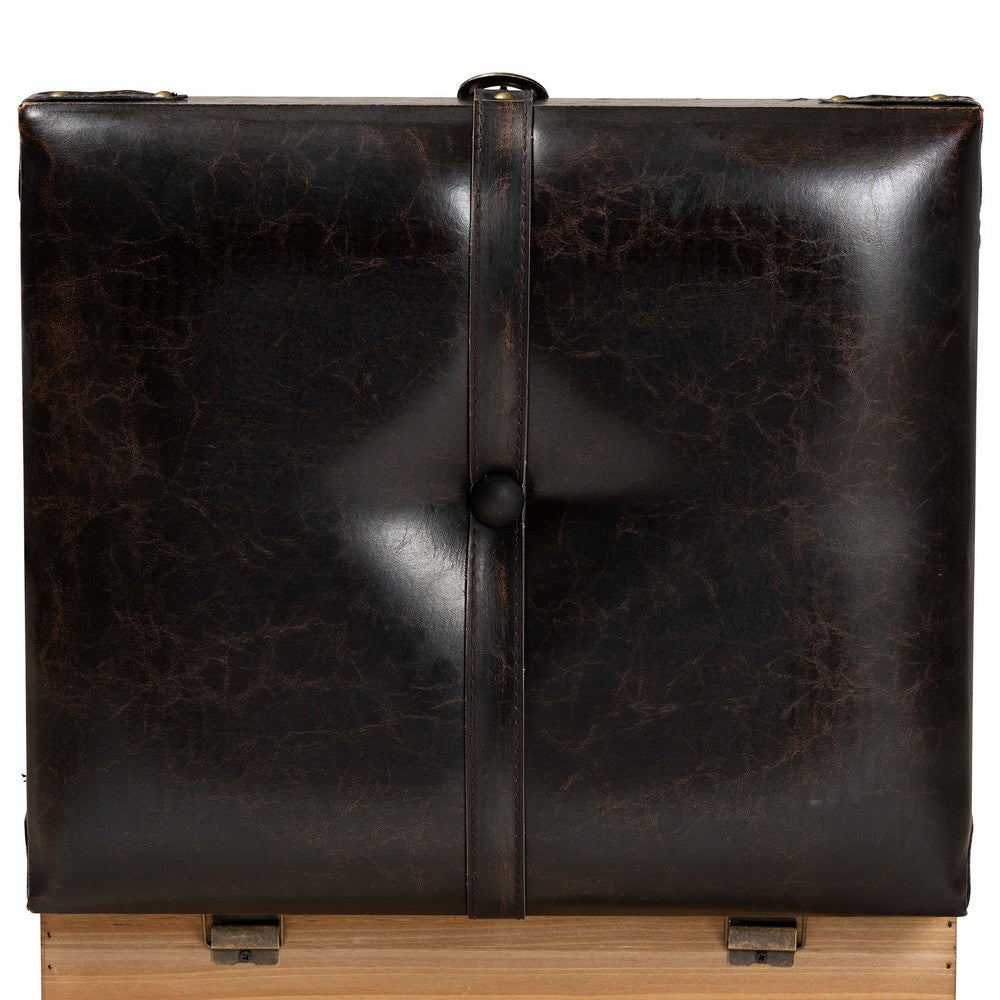 Baxton Studio - Amena Storage Ottoman in Brown/Oak - DE03A-5282-Brown-Otto-Small view 7