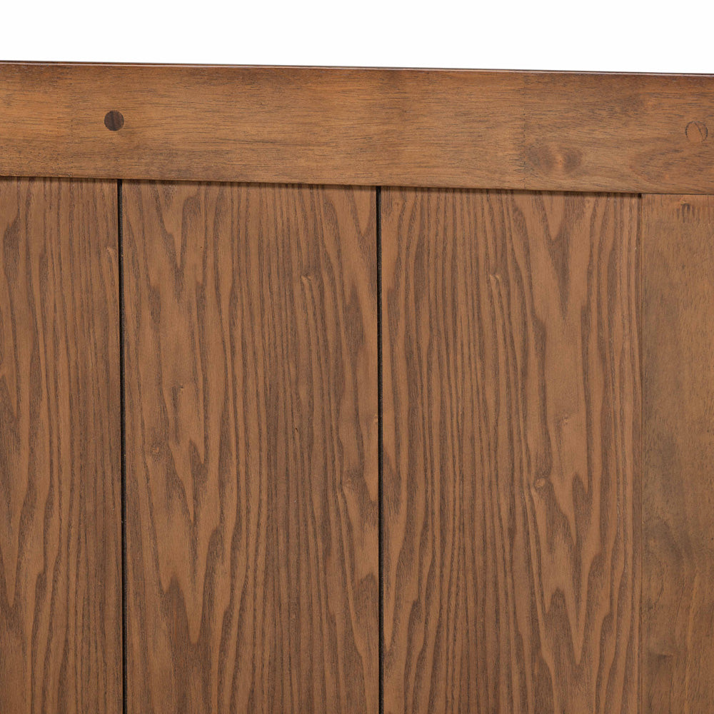 Baxton Studio - Amira Twin Size Bed in Ash Walnut - Amira-Ash Walnut-Twin view 4