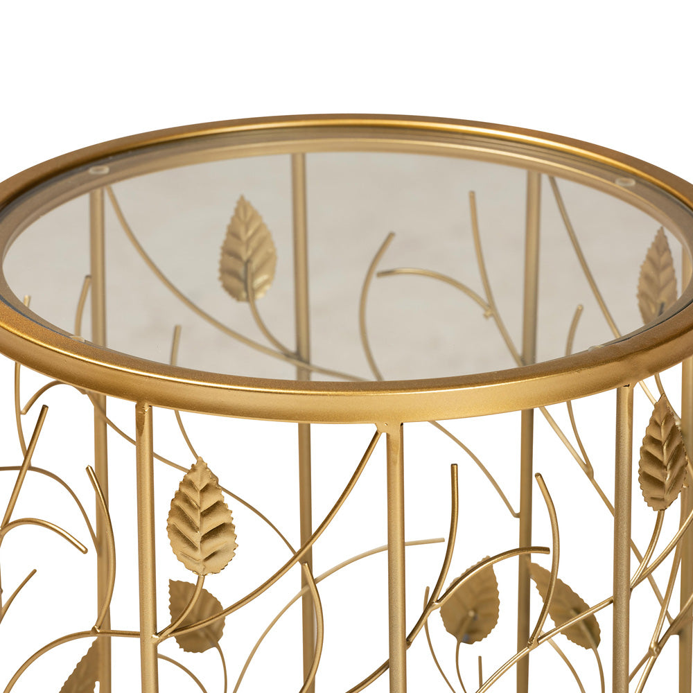 Baxton Studio - Anaya End Table in Gold - JY20A251-Gold-ET view 4