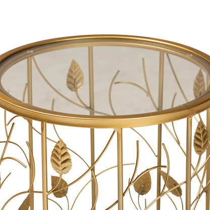 Baxton Studio - Anaya End Table in Gold - JY20A251-Gold-ET view 4
