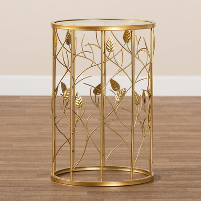 Baxton Studio - Anaya End Table in Gold - JY20A251-Gold-ET view 6
