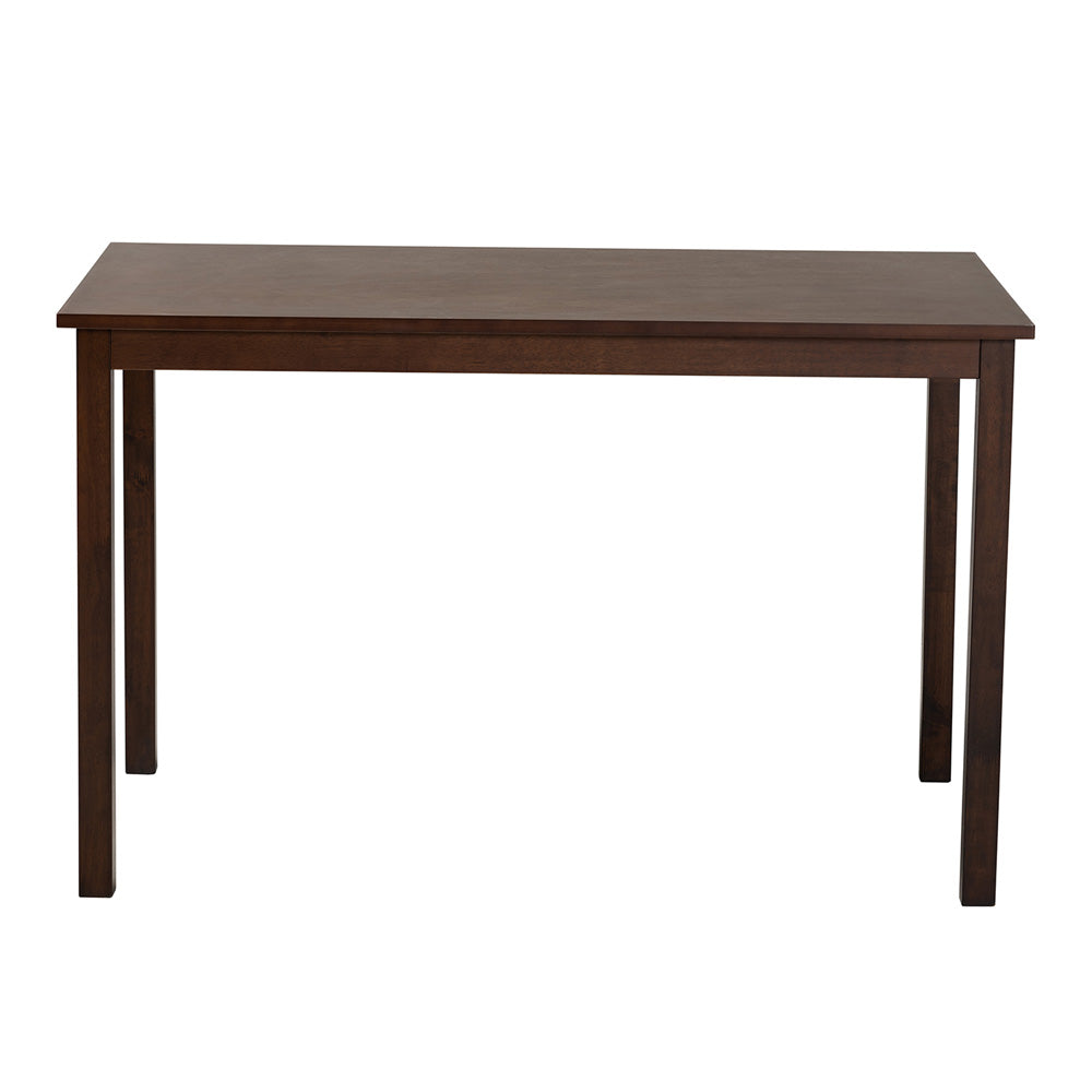 Baxton Studio - Andrew Dining Table in Dark Brown - Andrew Dining Table view 2