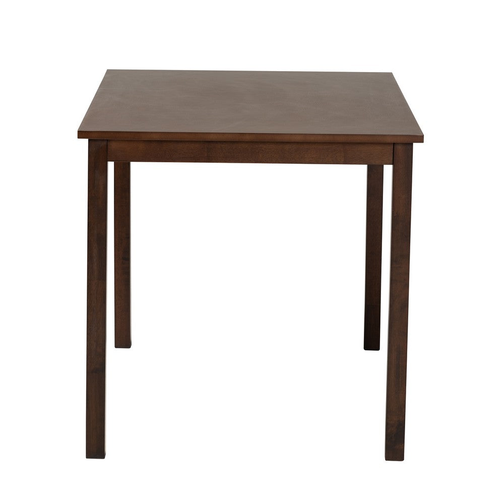 Baxton Studio - Andrew Dining Table in Dark Brown - Andrew Dining Table view 3