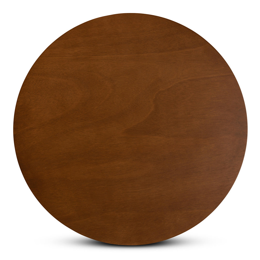 Baxton Studio - Anesa Dining Set in Walnut Brown - Anesa-Walnut-5PC Dining Set view 4