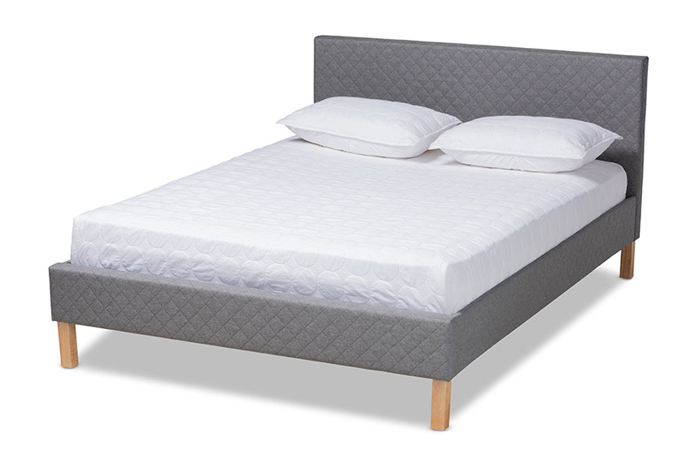 Baxton Studio - Aneta King Size Bed - CF9014-Grey-King view 1