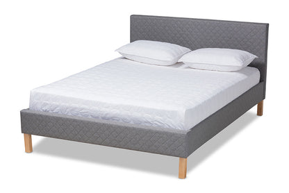 Baxton Studio - Aneta King Size Bed - CF9014-Grey-King view 1