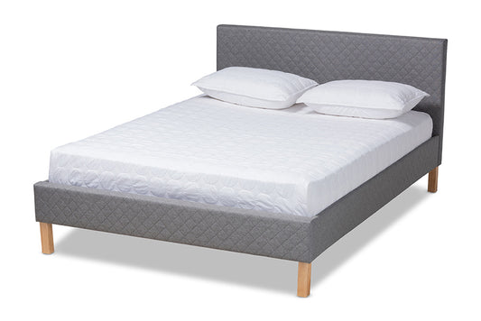 Baxton Studio - Aneta King Size Bed - CF9014-Grey-King view 1