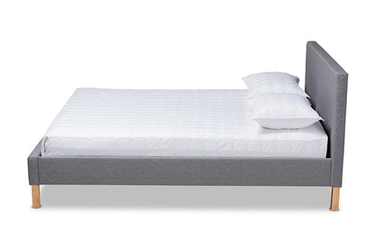Baxton Studio - Aneta King Size Bed - CF9014-Grey-King view 2