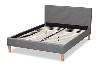 Baxton Studio - Aneta King Size Bed - CF9014-Grey-King view 3